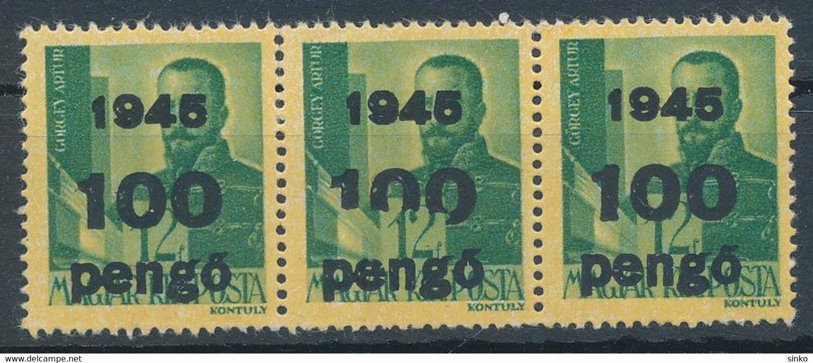 1945. Auxiliary Stamps (IV.) - Misprint - Variedades Y Curiosidades