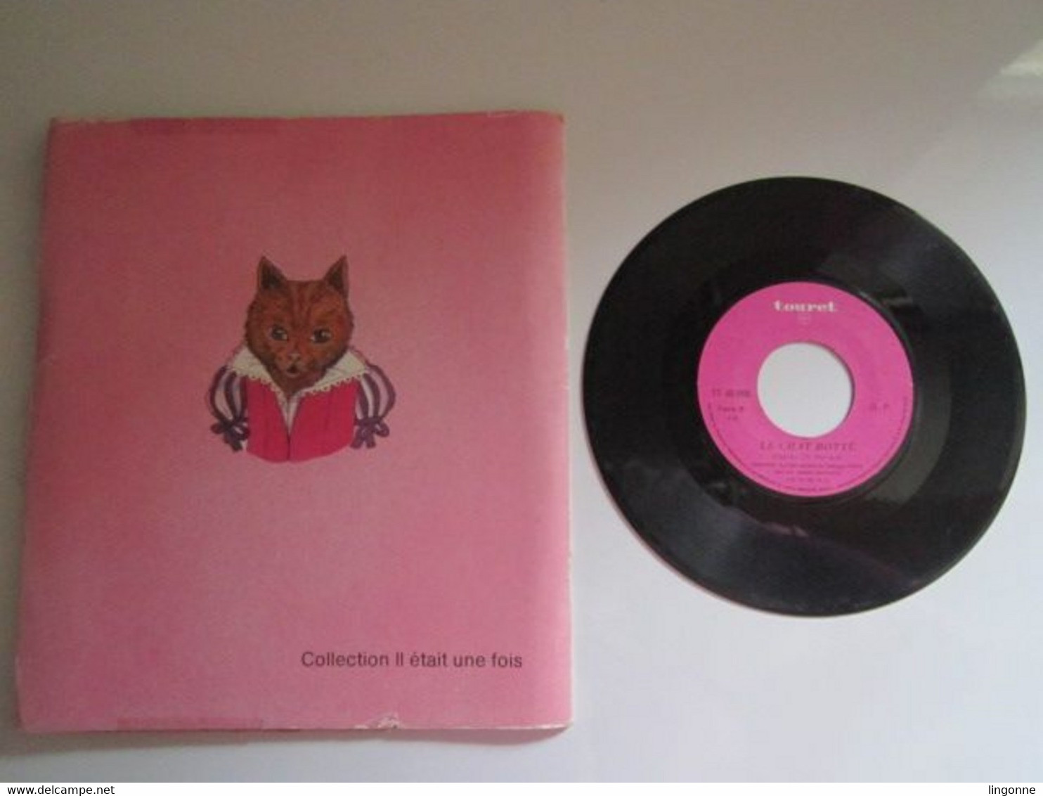1977 Vinyle 45 Tours Unknown Artist – Le Chat Botté - Collection Il Était Une Fois - Children