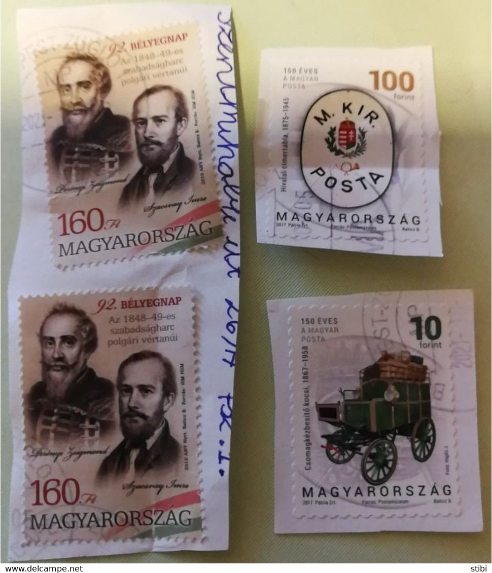 HUNGARY - 4 STAMPS - USED - Usati