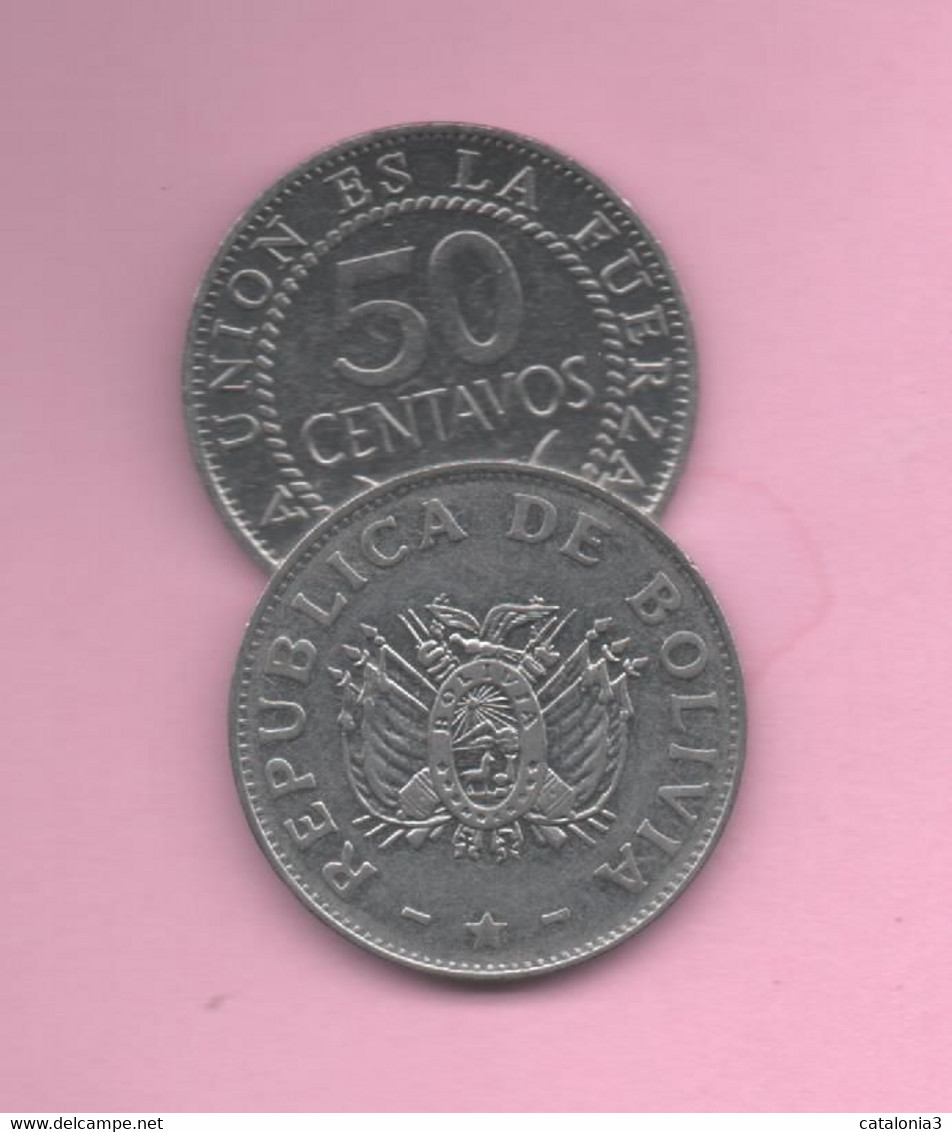 BOLIVIA - 50 CENTAVOS - Bolivie