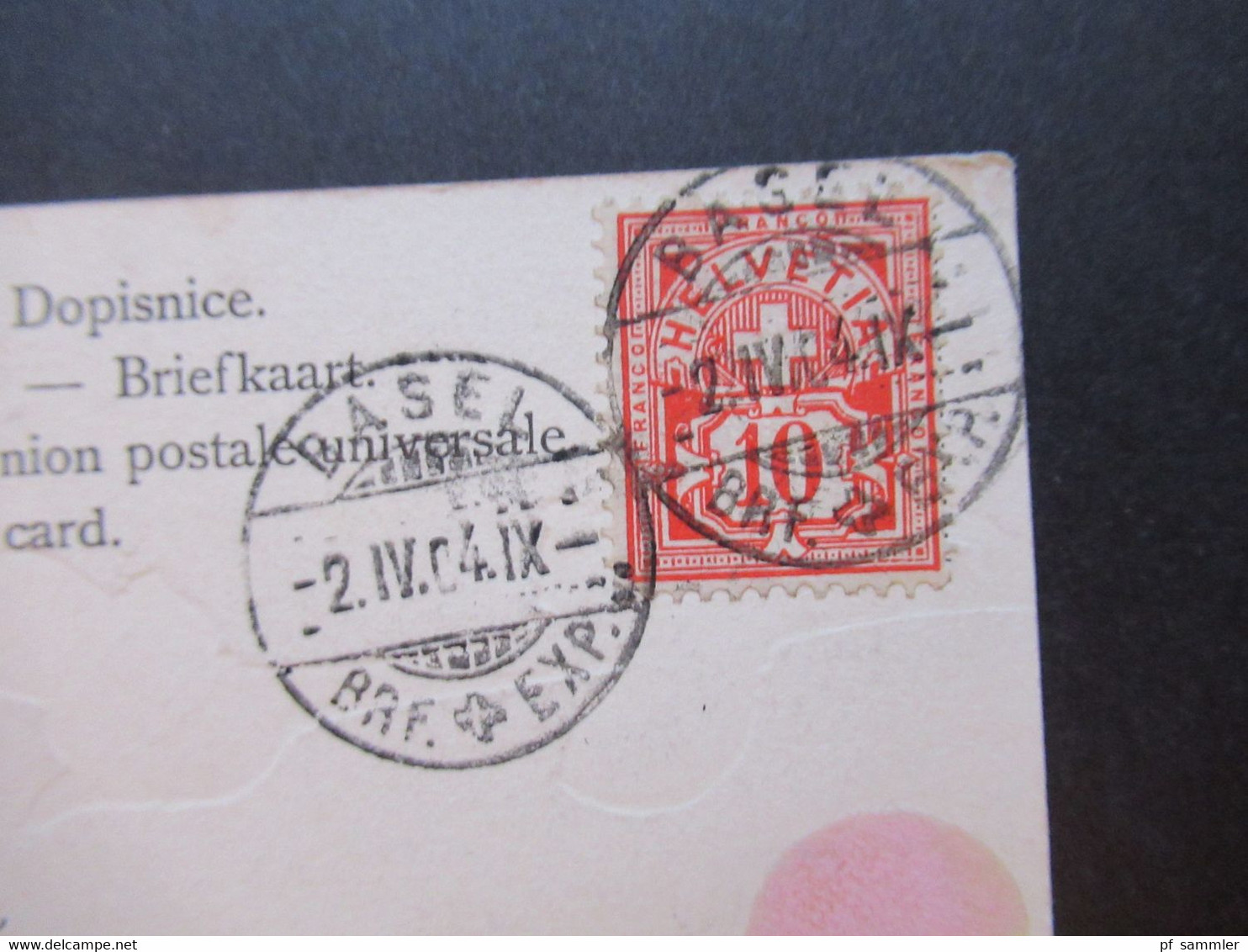 2.4.1904 AK Reliefkarte Weidekätzchen / Katzen Auf Einem Zweig Stempel Basel Nach Redhill Surrey England - Storia Postale