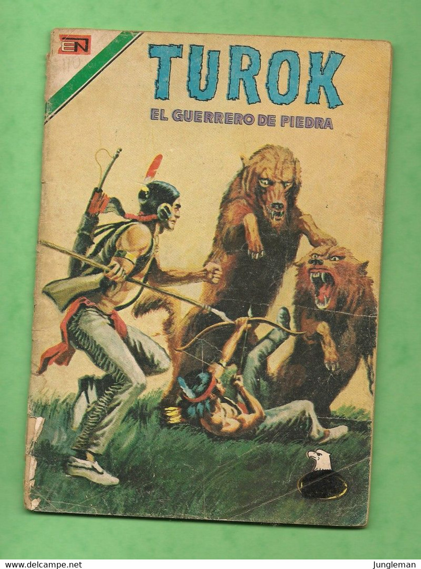 Turok El Guerrero De Piedra N°110 - Serie Aguila - Année VII - Editions Novaro Au Mexique - Février 1976 - BE - Otros & Sin Clasificación