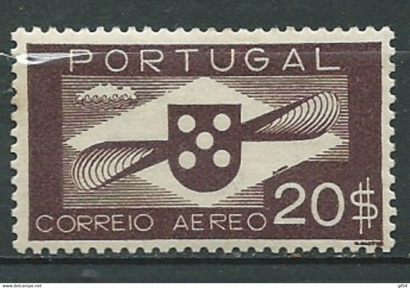 Portugal -  Aérien  Yvert N°  9 *  -  Au 12310 - Ongebruikt