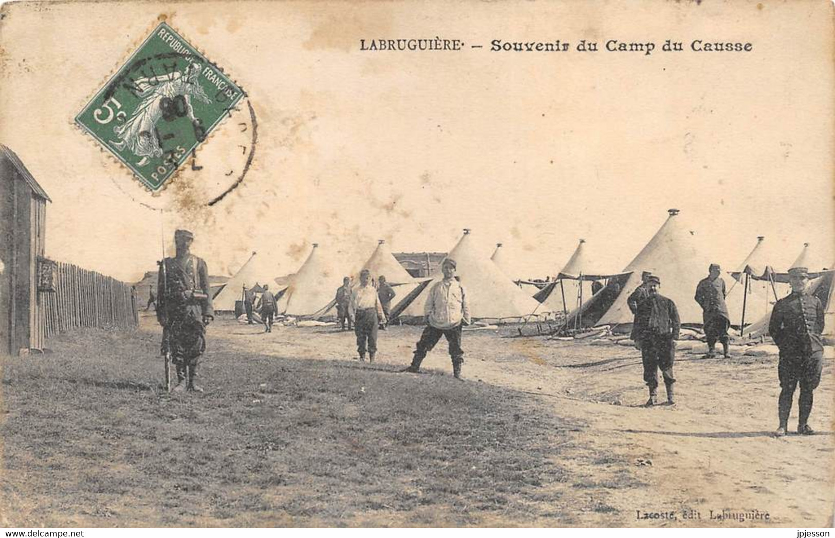 TARN  81   LABRUGUIERE   SOUVENIR DU CAMP DU CAUSSE - MILITARIA - Labruguière