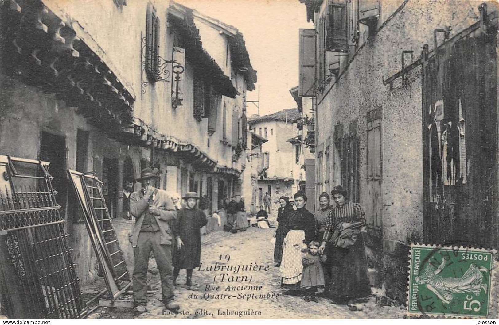 TARN  81  LABRUGUIERE    RUE ANCIENNE DU 4 SEPTEMBRE - Labruguière