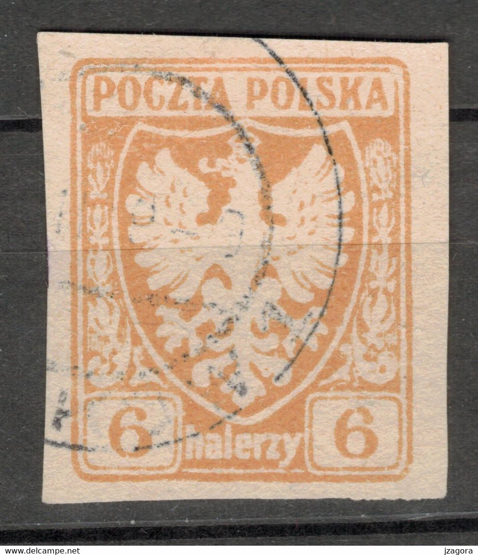 POLEN POLOGNE POLAND 1919 Mi 57 Fi 58 USED - Gebruikt