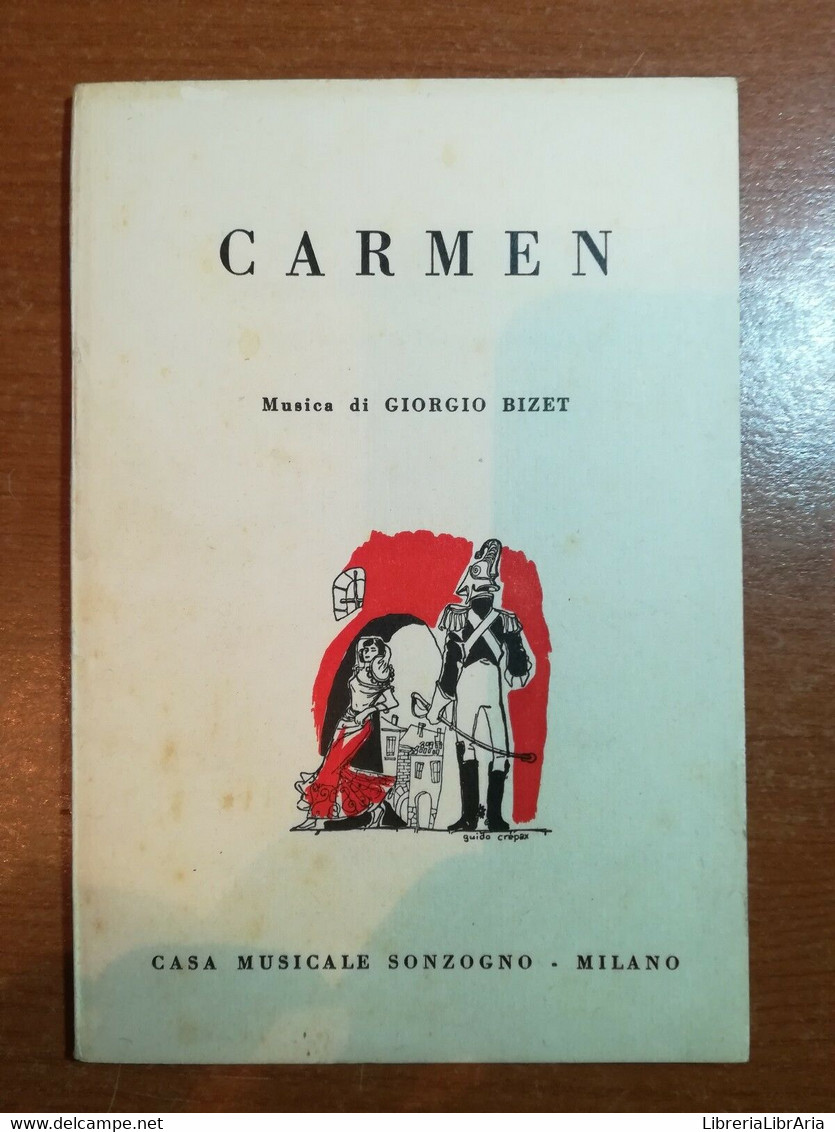 Carmen - Giorgio Bizet - Sonzogno - 1960 - M - Kunst, Architectuur