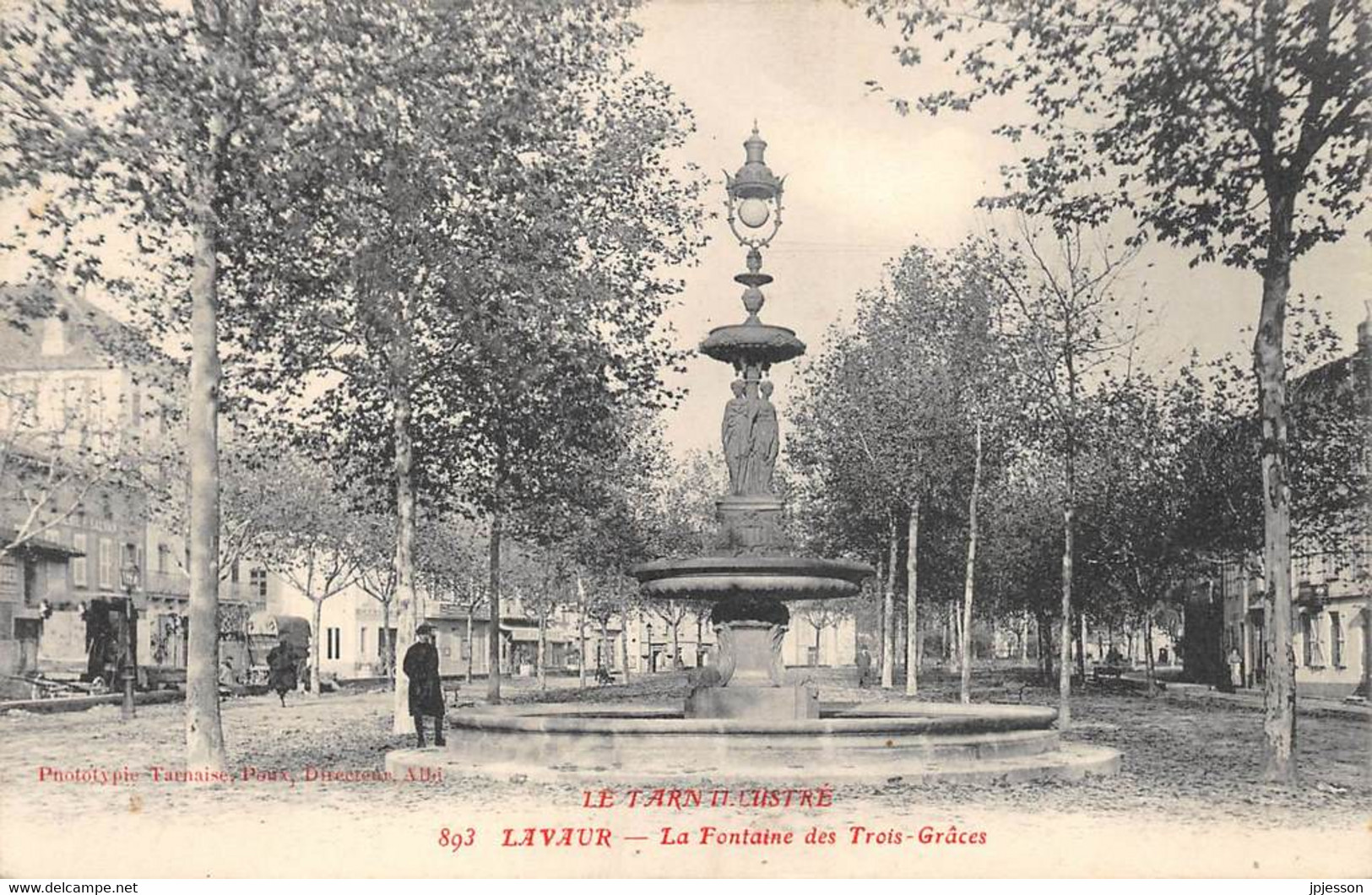 TARN  81  LAVAUR    LA FONTAINE DES TROIS GRACES - Lavaur