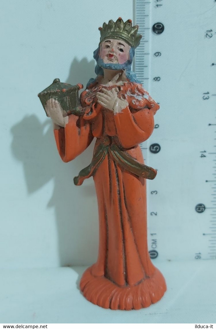 04957 Pastorello Presepe - Statuina In Plastica - Re Magio - Weihnachtskrippen