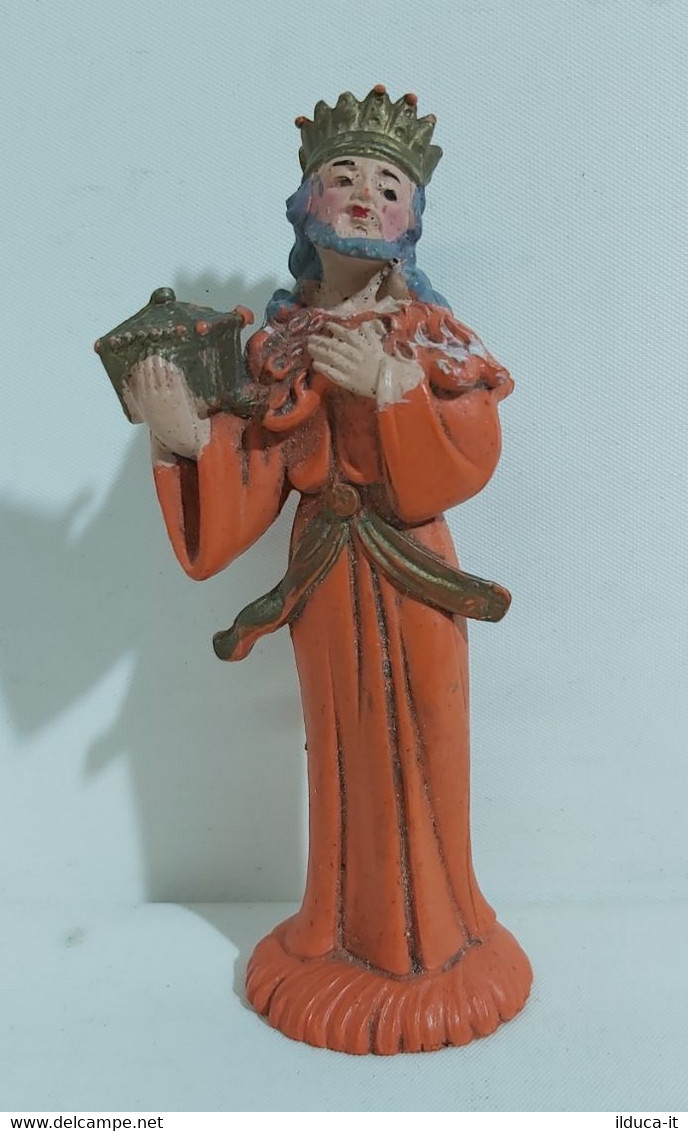 04957 Pastorello Presepe - Statuina In Plastica - Re Magio - Kerstkribben