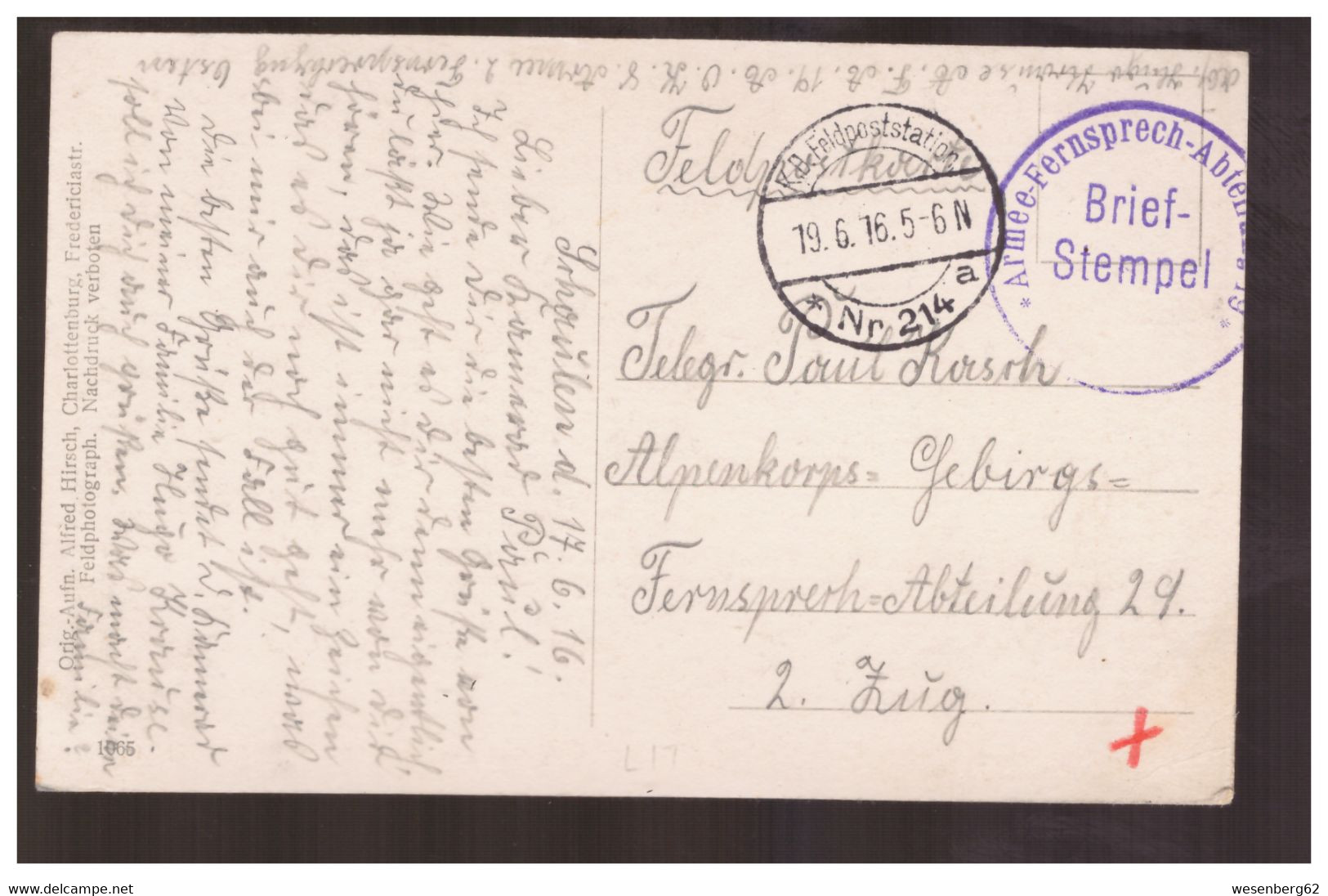 Lithuania  Schaulen (Szawie) Blick In Die Kirchen- Strasse, Feldpost 1916   Postcard - Lithuania