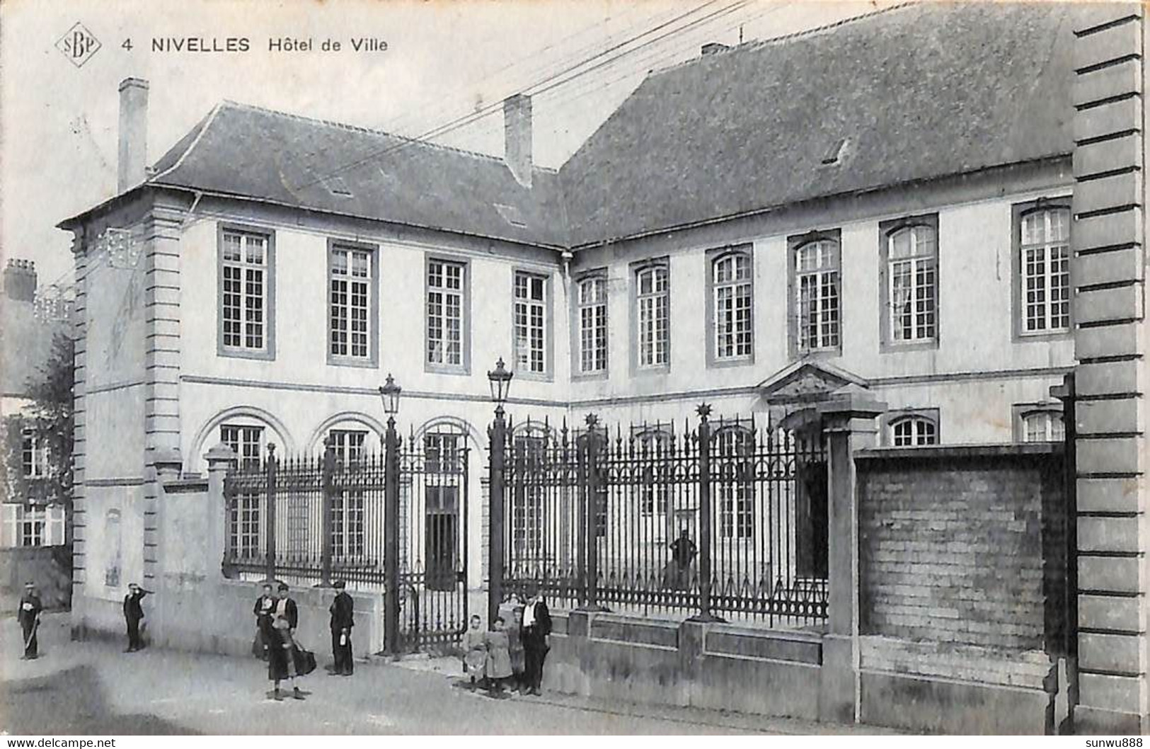 Nivelles - Hôtel De Ville (animée SBP N°4) - Nivelles
