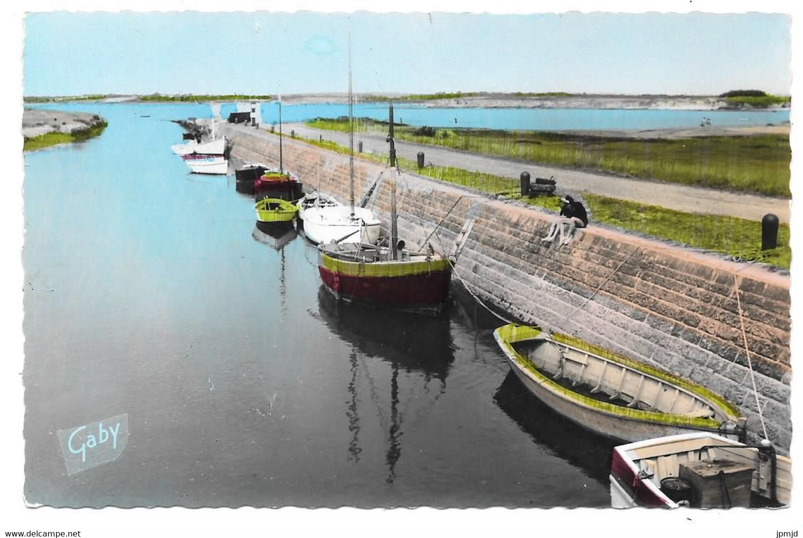 44 - QUIMIAC MESQUER - Port De Kercabellec - Ed. Gaby ARTAUD N° 25 Colorisée - Mesquer Quimiac