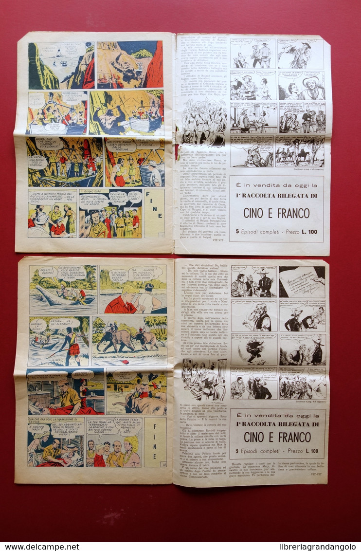 Cino E Franco Avventure Americane 2 Numeri Racconti Completi 1958 Fumetto - Altri & Non Classificati