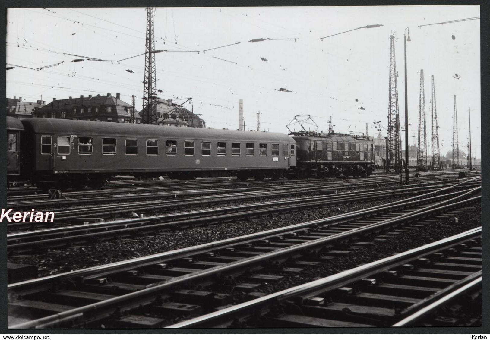 Années 70 ? - Grande Photo Format 178 X 120 Tirage Récent - Train De La DB - Voir Scan - Ternes