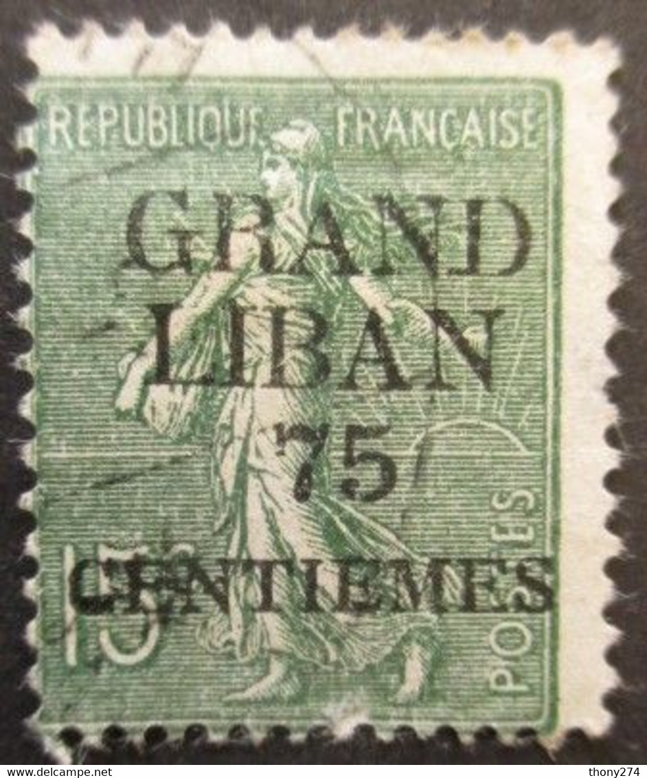 GRAND LIBAN N°4 Oblitéré - Gebraucht