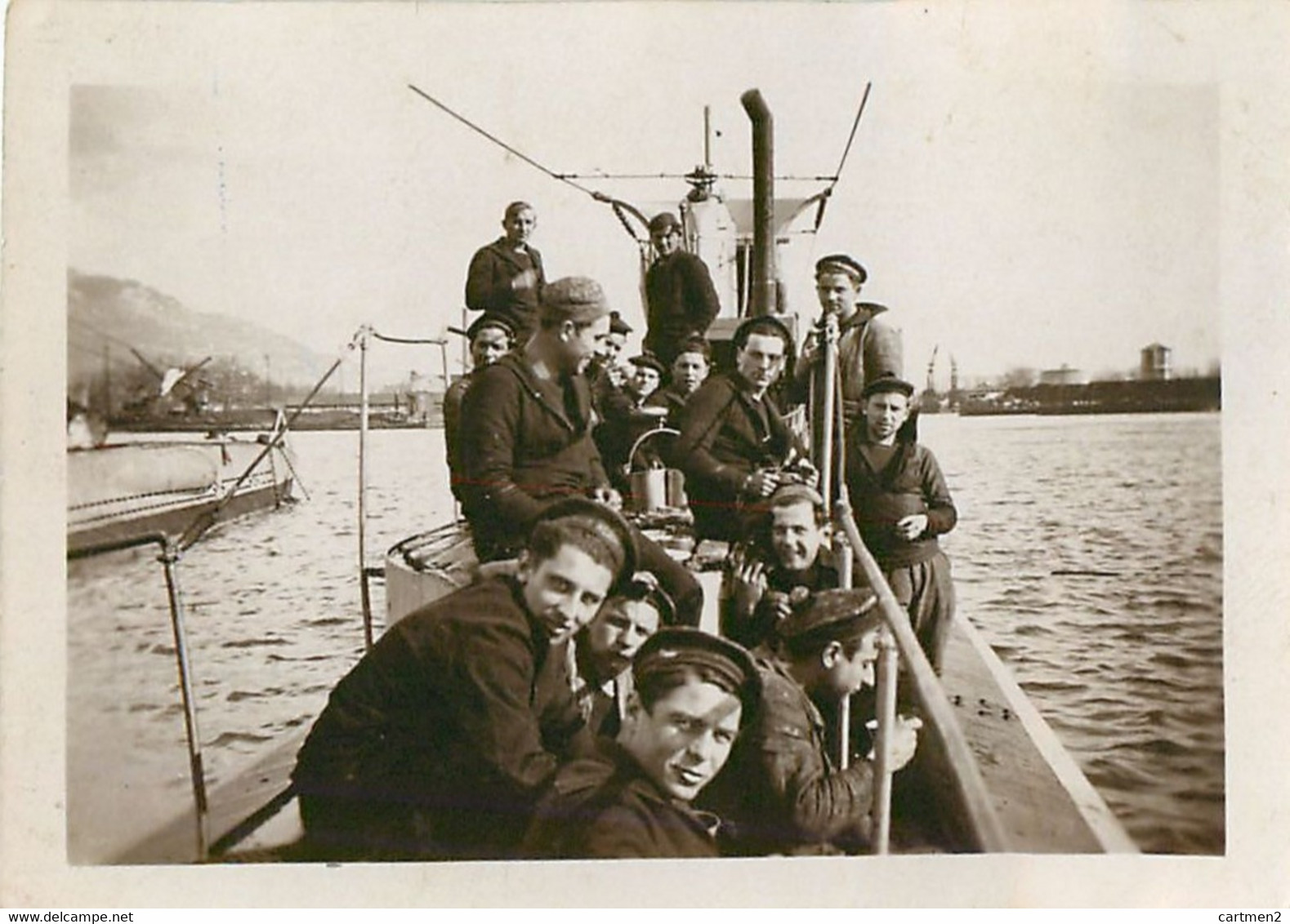 LE SOUS-MARIN " HENRI FOURNIER " TOULON SUBMARIN U-BOAT 1929 MARINE MILITAIRE GUERRE - Toulon