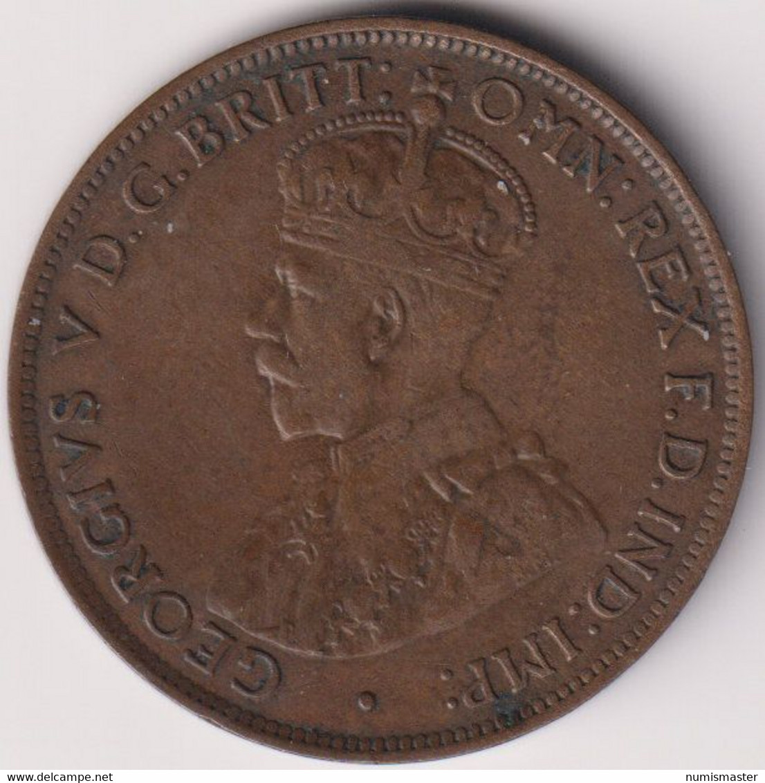 AUSTRALIA ,1/2 PENNY 1911 , UNCLEANED BRONZE COIN - ½ Penny