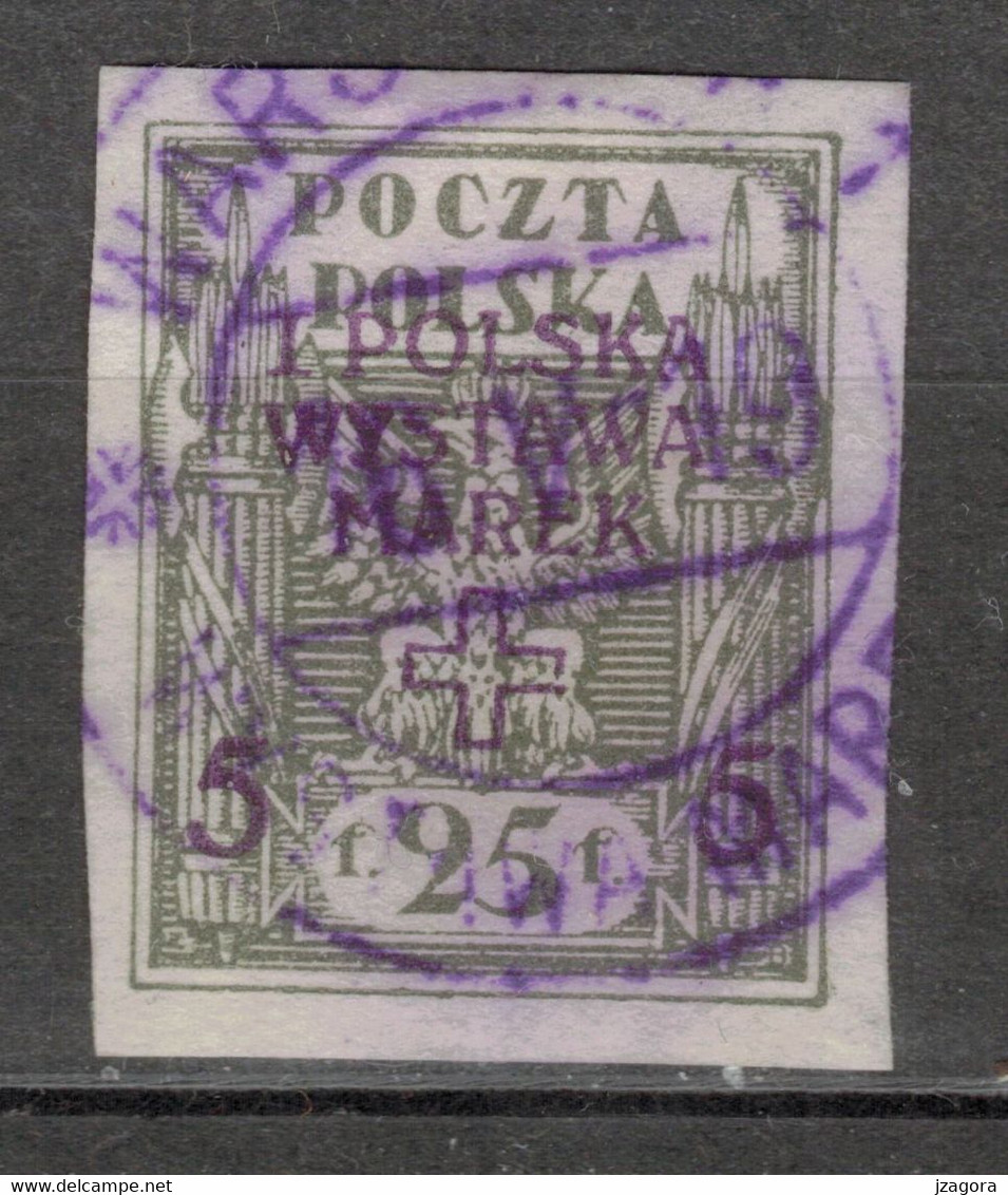 POLEN POLOGNE POLAND 1919 Mi 121 B USED - Used Stamps