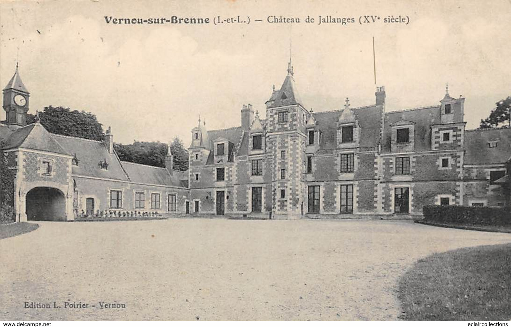 Vernou Sur Brenne         37           Château De Jallanges            (voir Scan) - Sonstige & Ohne Zuordnung