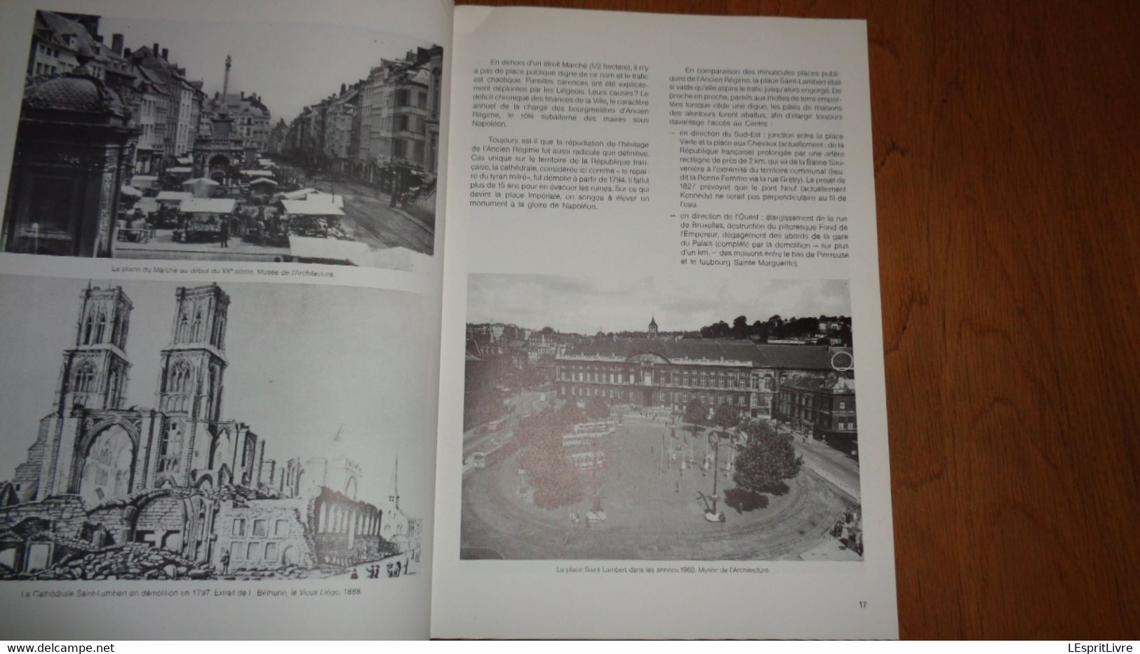 VISAGES URBAINS DE LIEGE DEPUIS 1830 Régionalisme Outre Meuse Tram Architecture Belgique - België