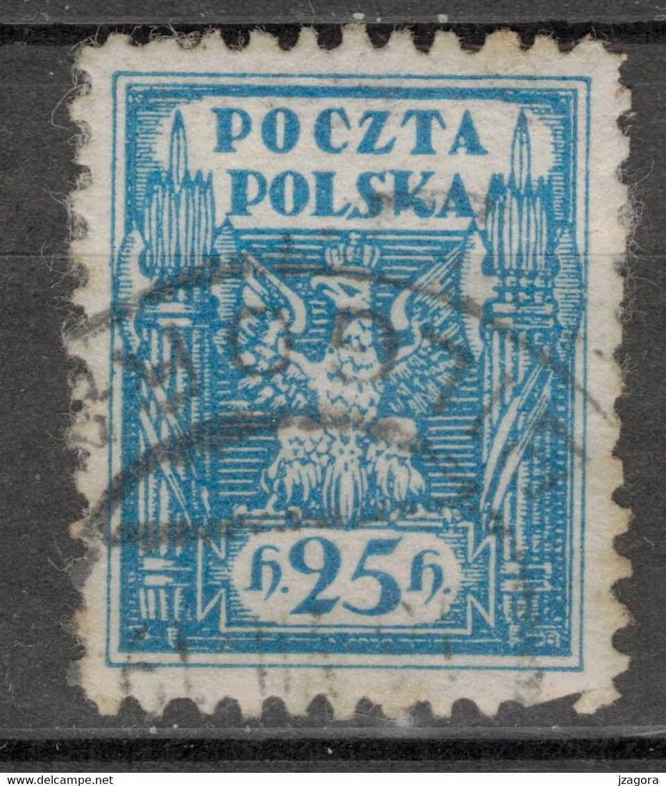 POLEN POLOGNE POLAND 1919 Mi 82 USED - Gebraucht