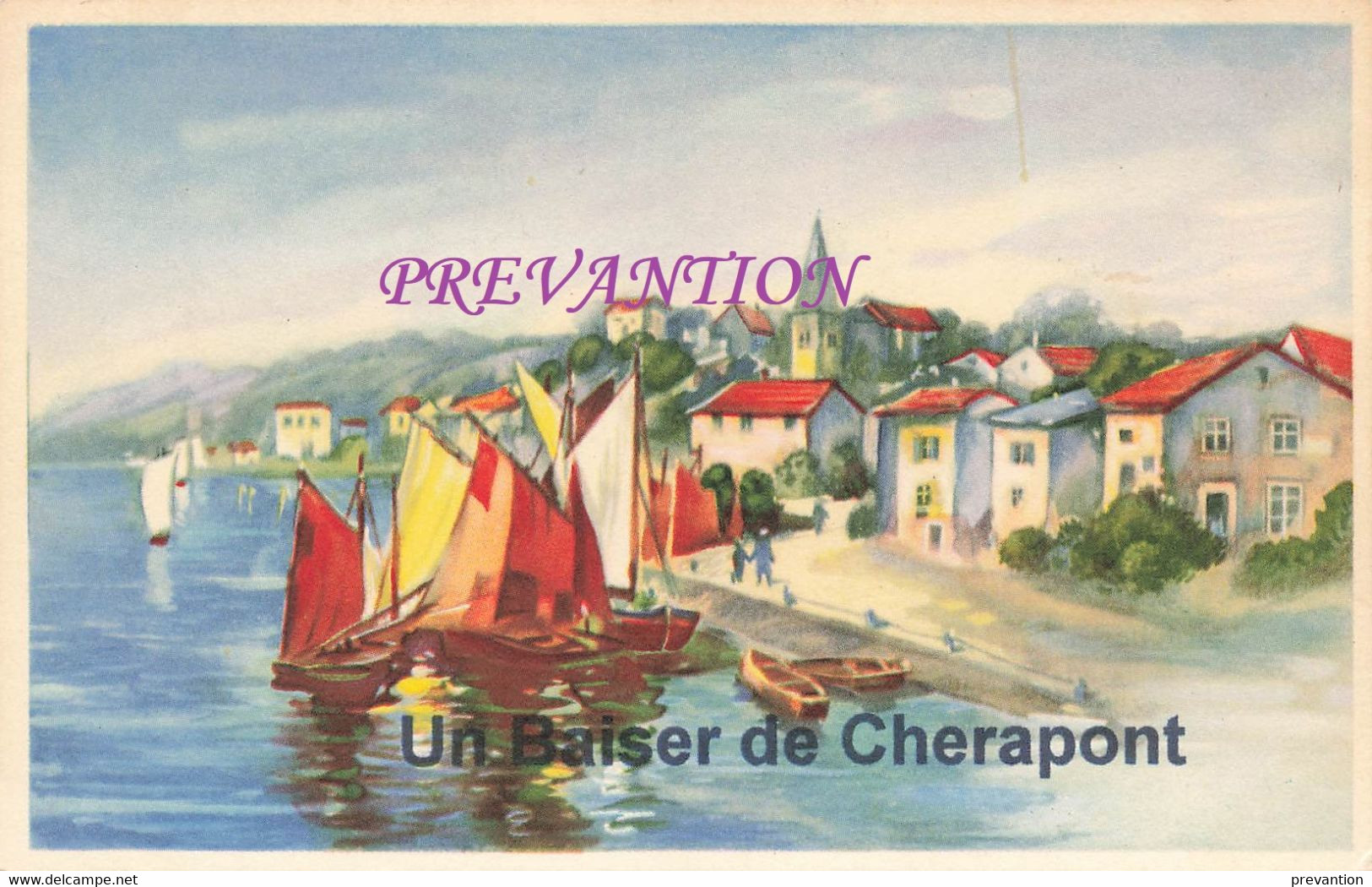 Une Baiser De CHERAPONT - Carte Colorée - Gouvy