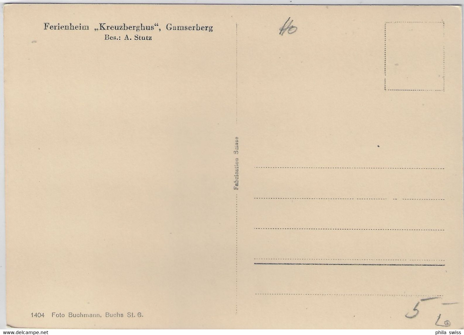 Ferienheim Kreuzberghus Gamserberg SG - Gams