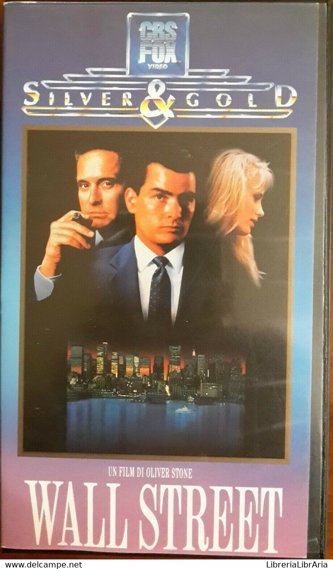 Wall Street - Oliver Stone - Vhs -1987 - Silver Gold -F - Sammlungen