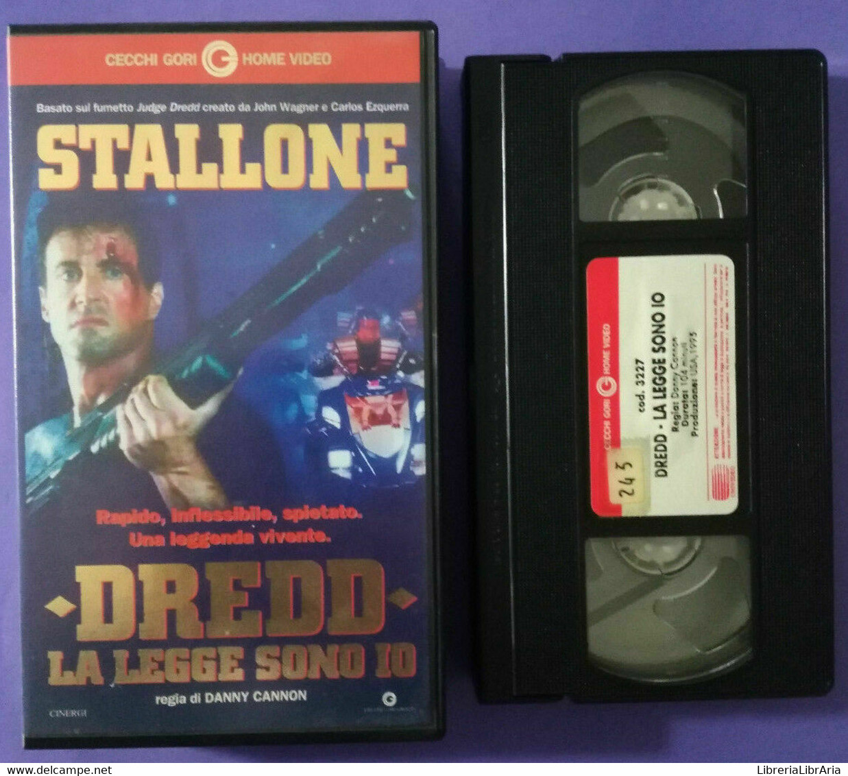 Stallone Dredd La Legge Sono Io - Vhs 1995 -Cecchi Gori Home Video -F - Collections