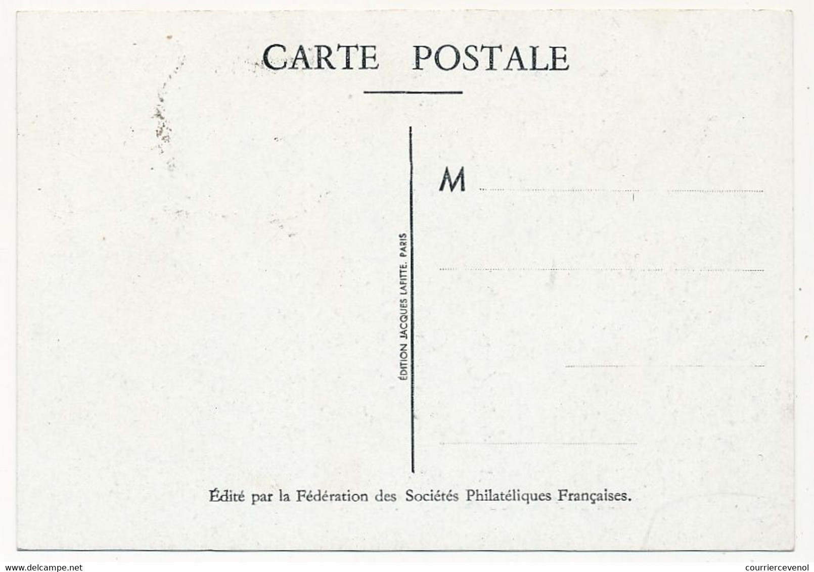 FRANCE => Carte Locale "Journée Du Timbre" N° 779 Louvois - Colmar - 15 Mars 1947 - 1940-1949