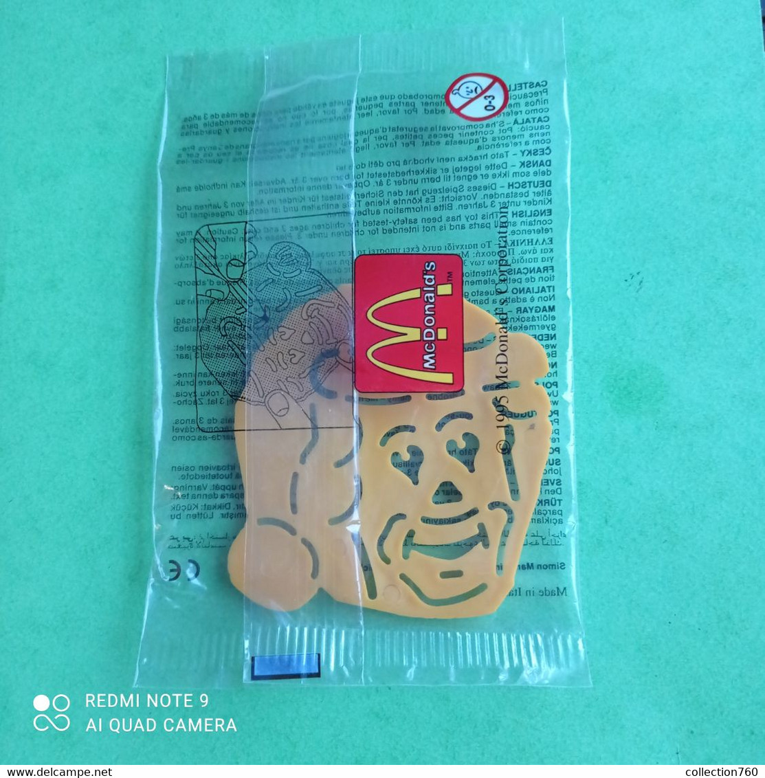 McDonalds - Jouet /jeu Pour Dessiner Les Contours - McDonald's