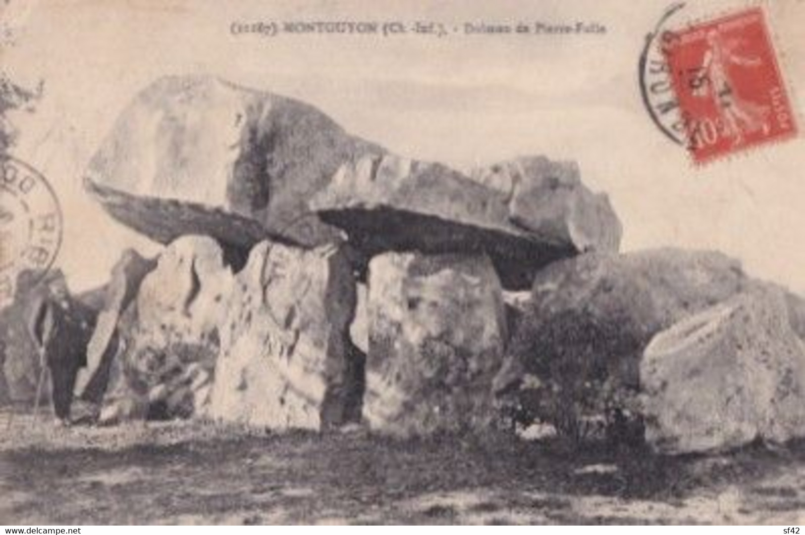 MONTGUYON                  DOLMEN DE PIERRE FOLLE - Dolmen & Menhirs