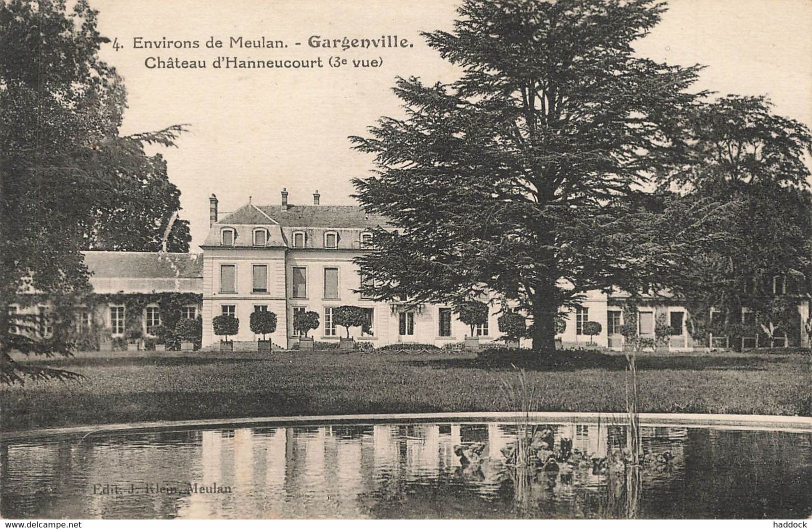 GARGENVILLE : CHATEAU D'HANNEUCOURT - Gargenville