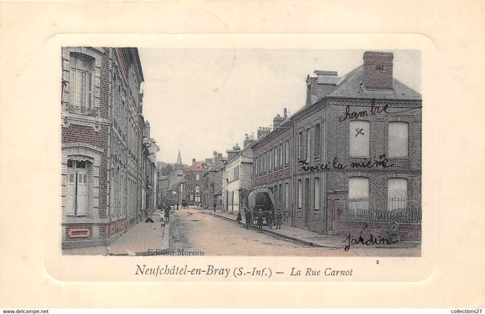 76-NEUFCHATEL-EN-BRAY-  LA RUE CARNOT - Neufchâtel En Bray