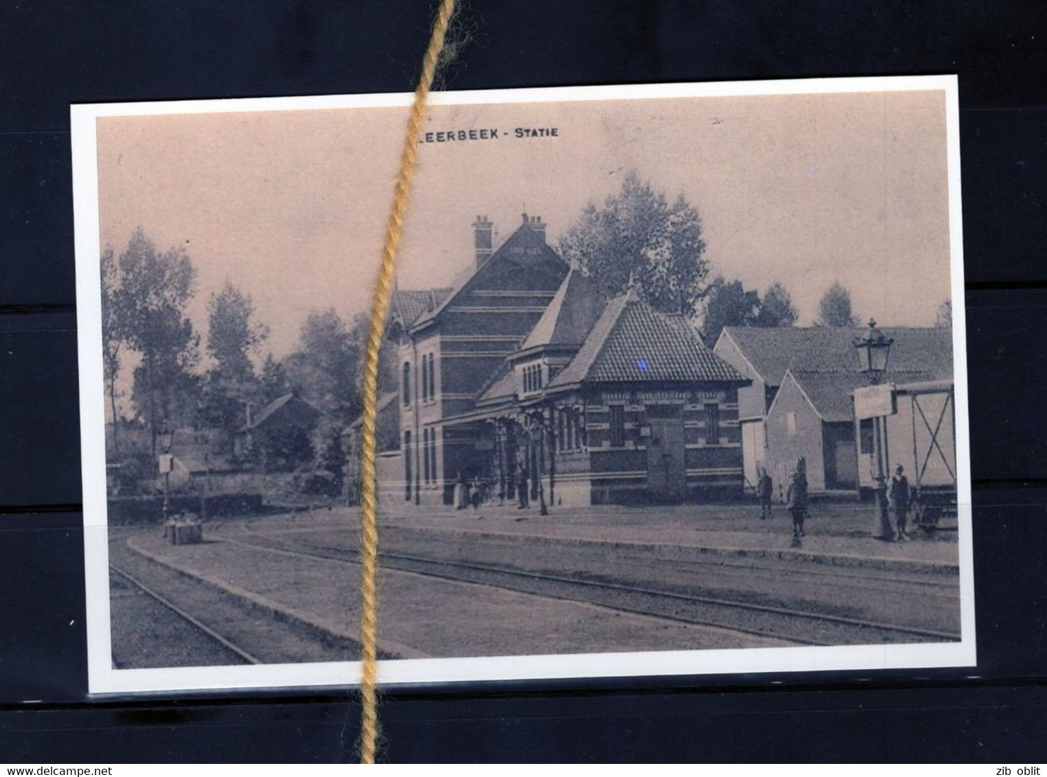 PHOTO LEERBEEK GOOIK Vlaamse Brabant Tram REPRO - Gooik