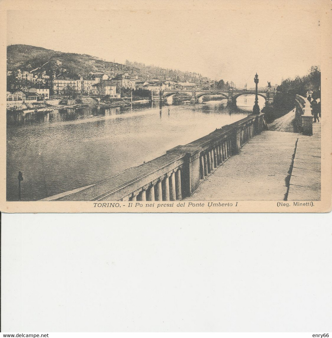 TORINO - IL PO PONTE UMBERTO I - Fiume Po