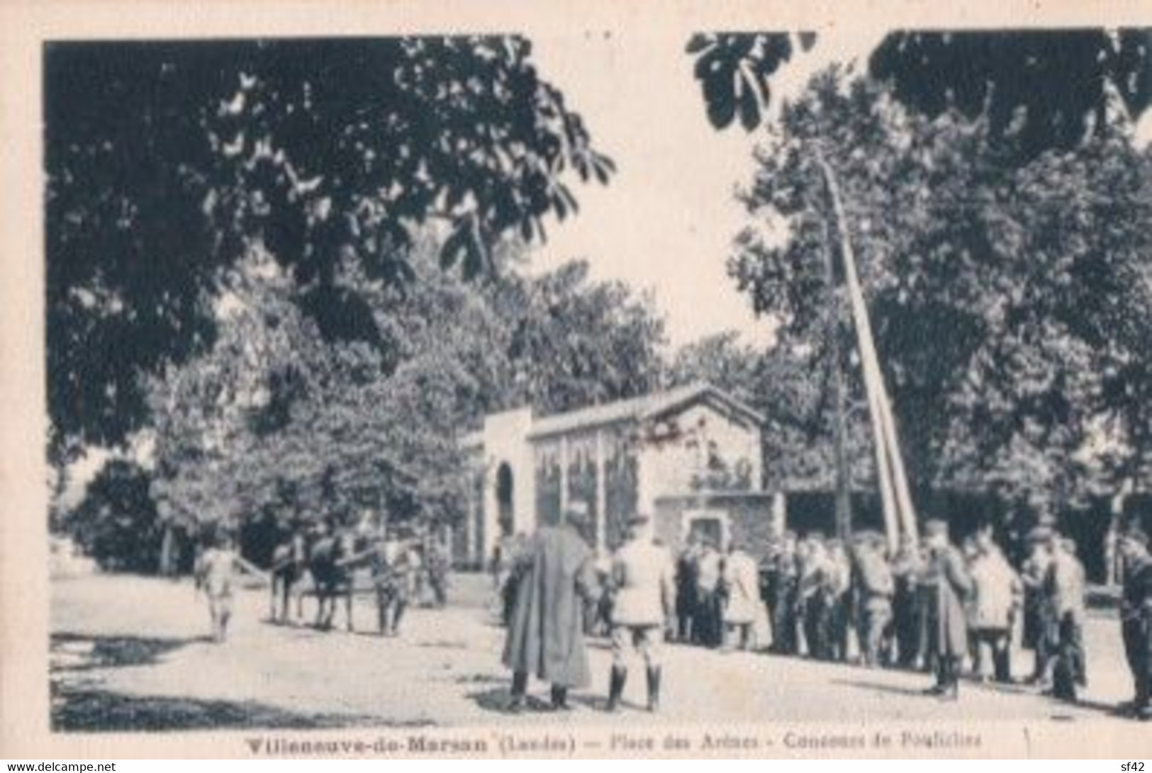 VILLENEUVE DE MARSAN            PLACE DES ARENES. CONCOURS DE POULICHES - Villeneuve De Marsan