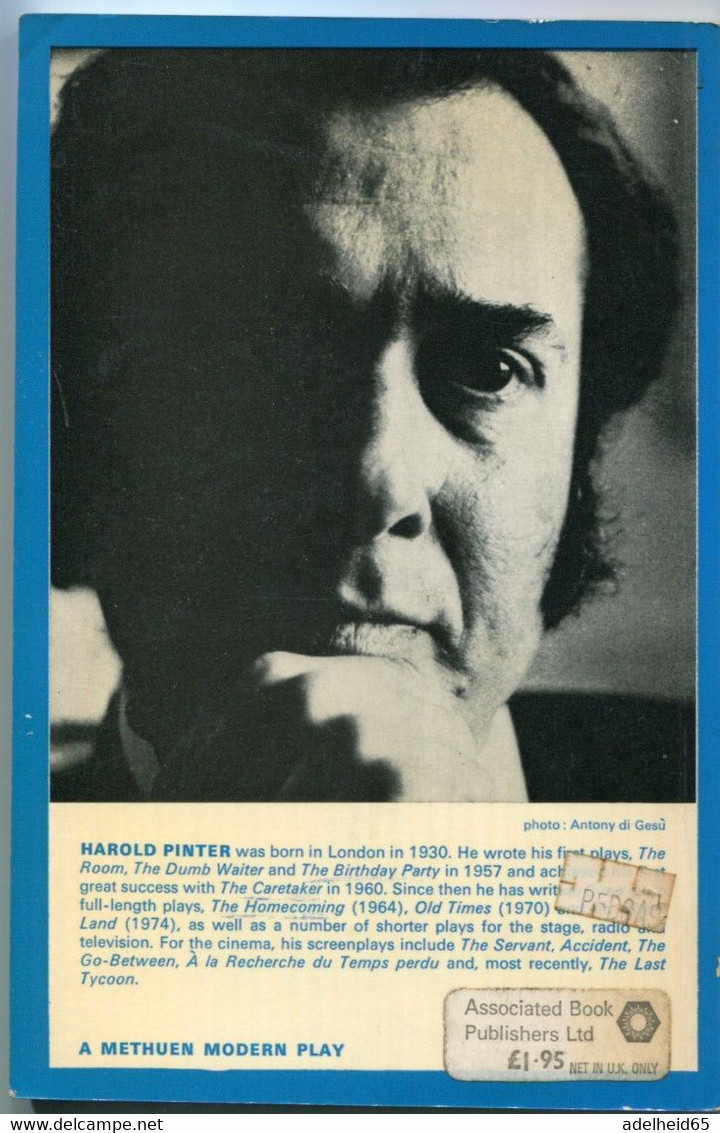 Harold Pinter The Caretaker 1967 (FB 1960) Eyre Methuen Publ. - Dramen