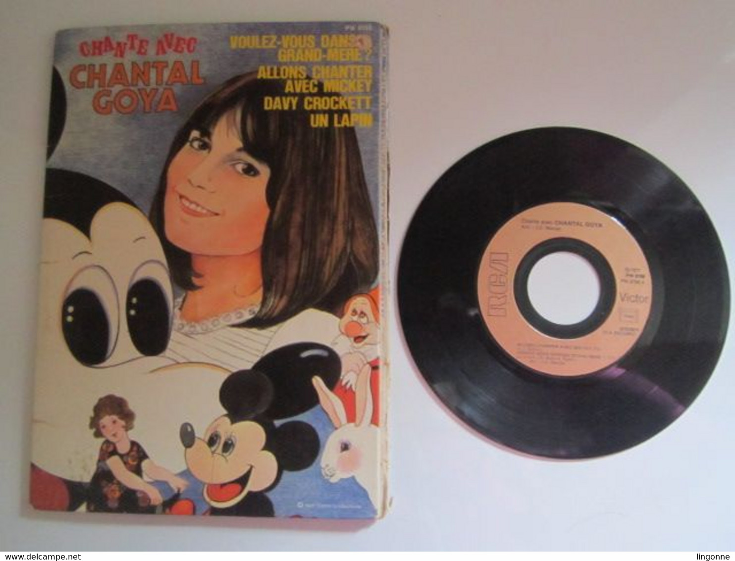 1978 Vinyle 45 Tours Chantal Goya – Chante Avec Chantal Goya Livre Disque - Kinderlieder