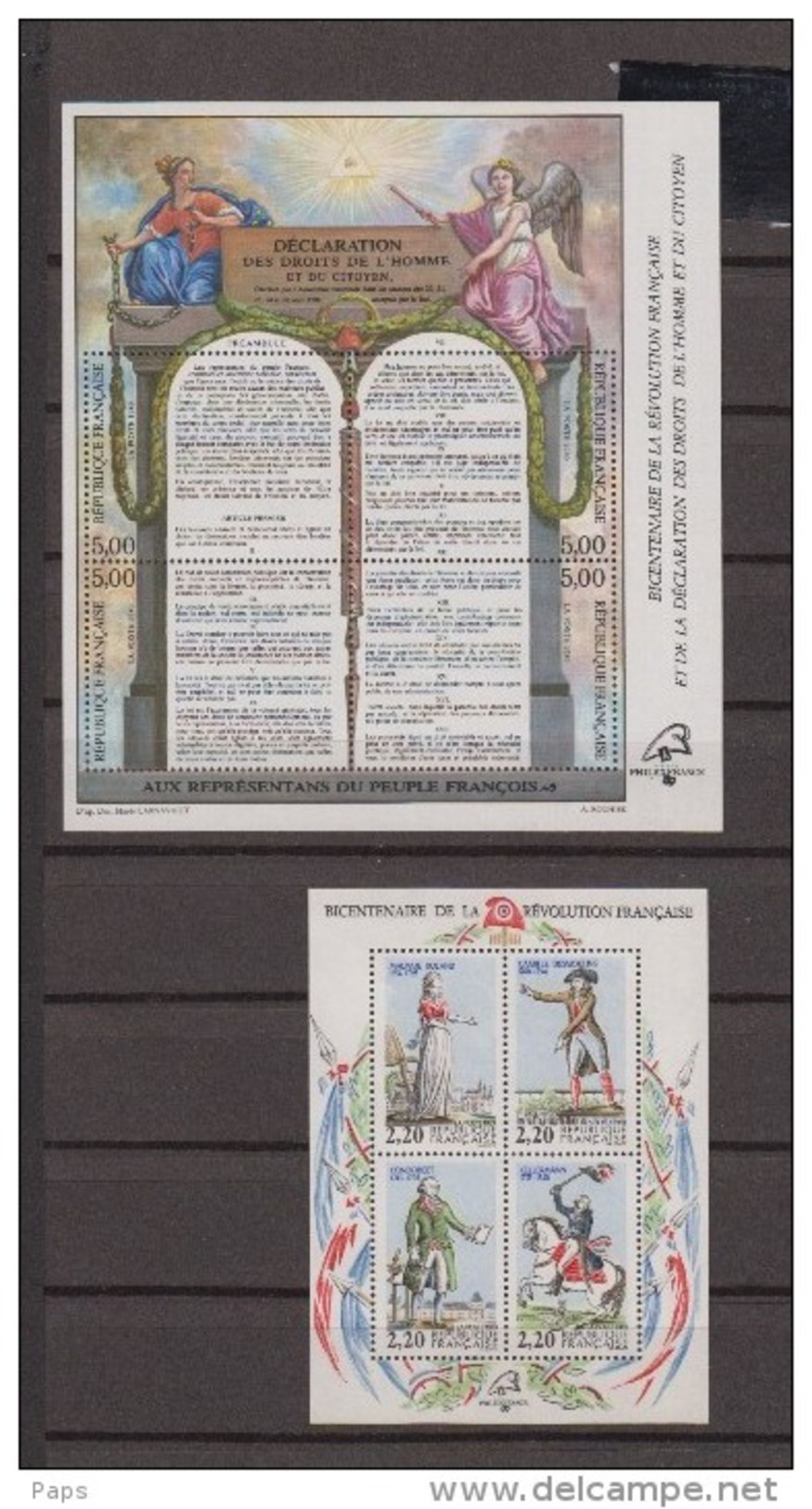 1989-FRANCE-ANNEE COMPLETE 1989**.53 TIMBRES - 1980-1989