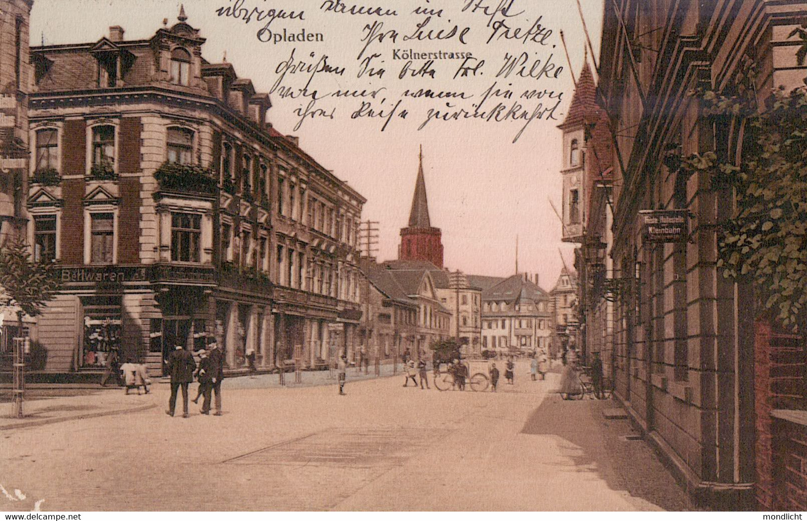Opladen, Kölnerstrasse, 1913. (Kölner Straße, Leverkusen). - Leverkusen