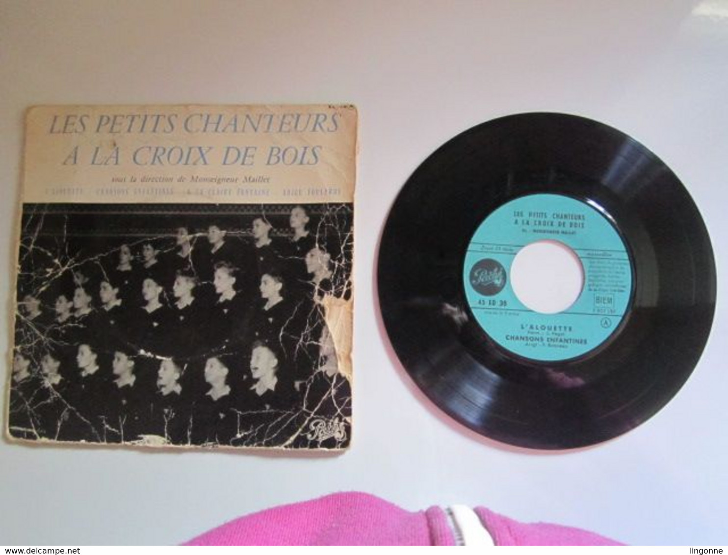 1957 Vinyle 45 Tours Les Petits Chanteurs A La Croix De Bois – L'Alouette - Gospel En Religie