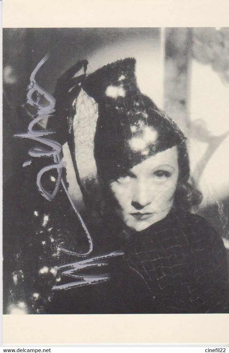 Autographe Original, Marlene Dietrich, Cinema, Actrice Allemande - Altri & Non Classificati