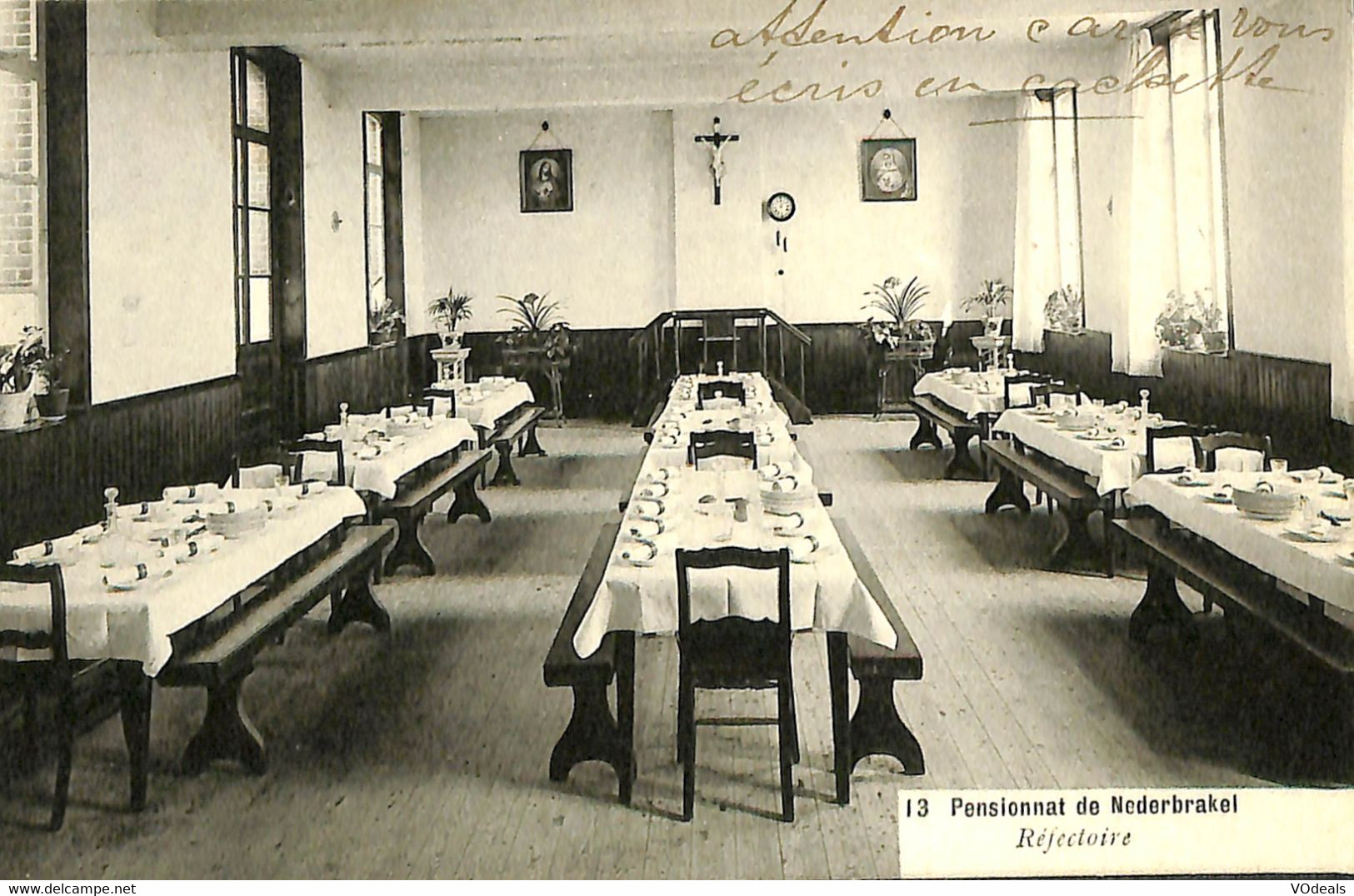 035 454 - CPA - Belgique - Nederbrakel - Pensionnat De Nederbrakel - Réfectoire - Brakel