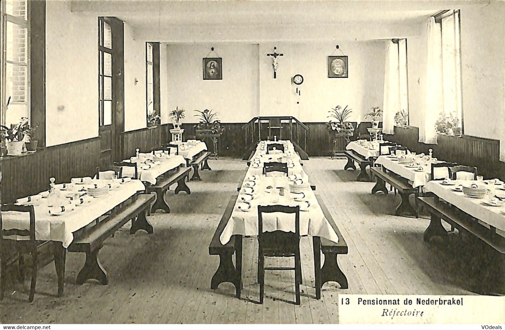 035 457 - CPA - Belgique - Nederbrakel - Pensionnat De Nederbrakel - Réfectoire - Brakel