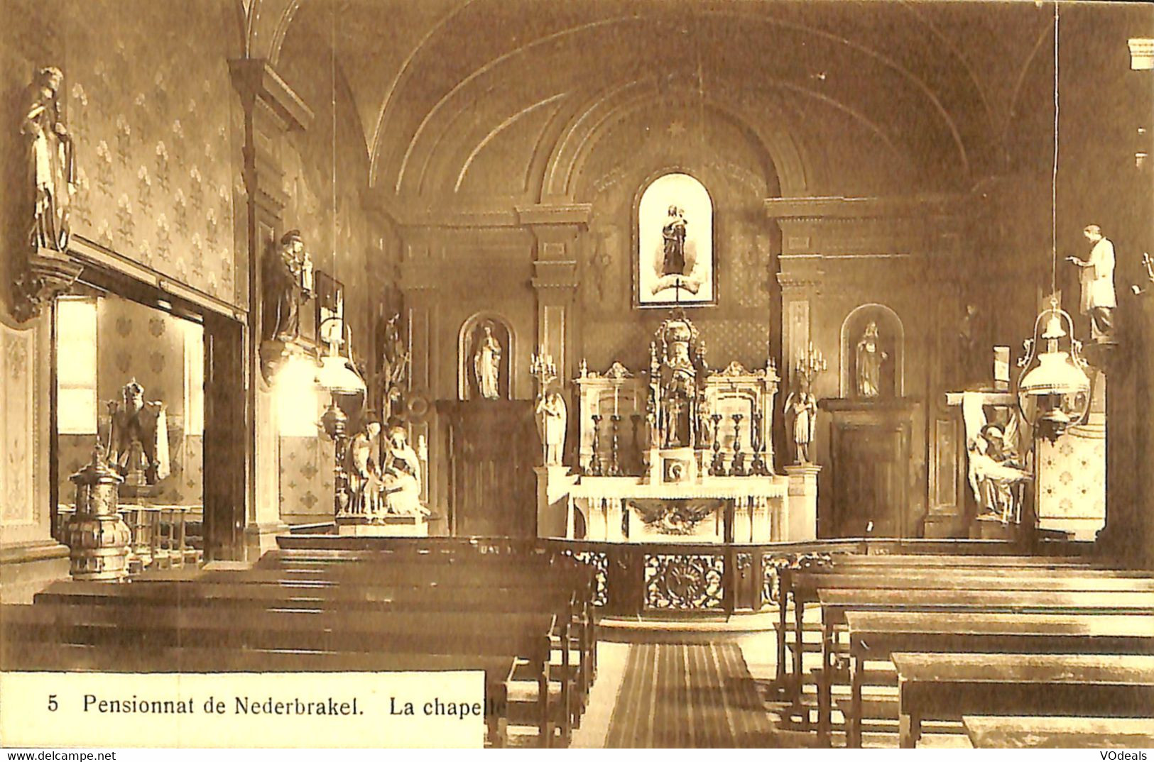 035 467 - CPA - Belgique - Nederbrakel - Pensionnat De Nederbrakel - La Chapelle - Brakel