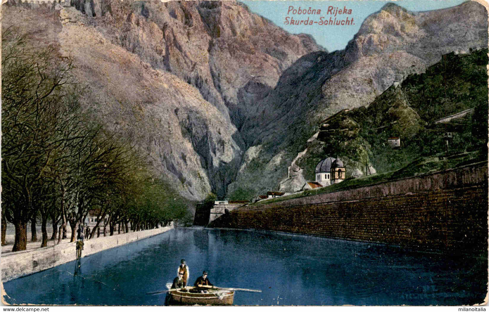 Pobocna Rijeka - Skurda-Schlucht * Karte Von 1915 - Montenegro