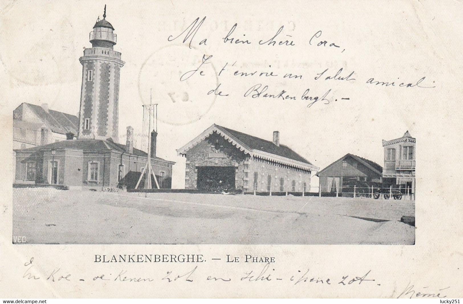 Belgique - Phare - Blankenberghe - Circulée - Lighthouses