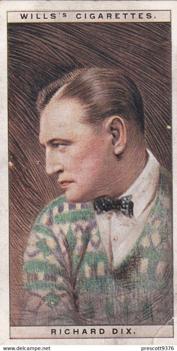 11 Richard Dix - Cinema Stars 1928 - Wills Cigarette Card - Wills